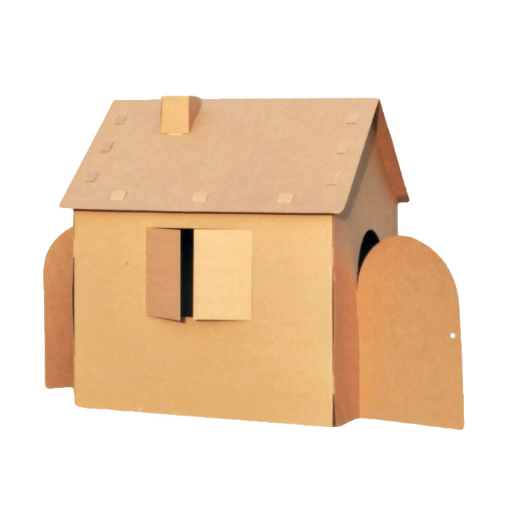 DIY Cardboard Playhouse