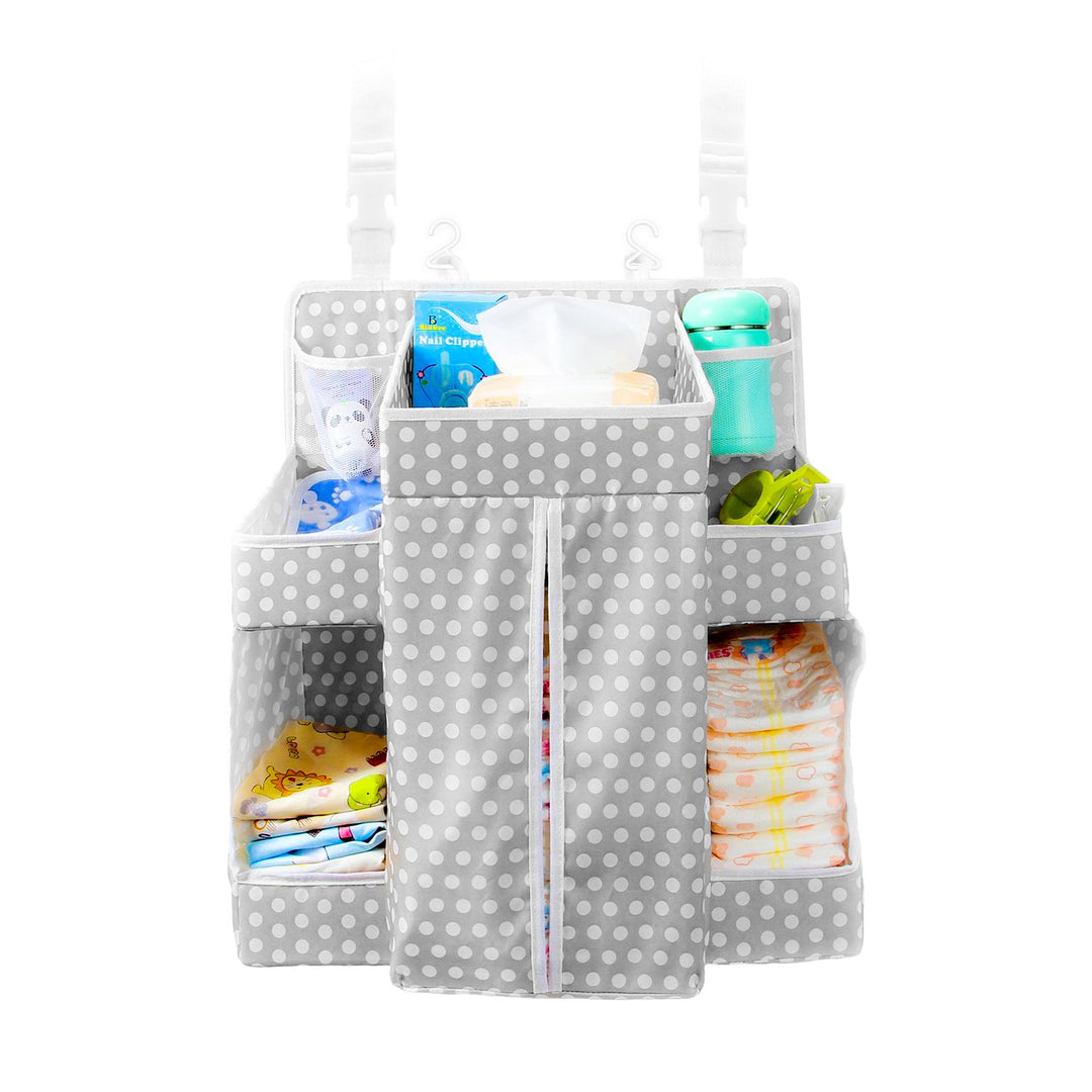 Crib & Playpen Strap Organizer
