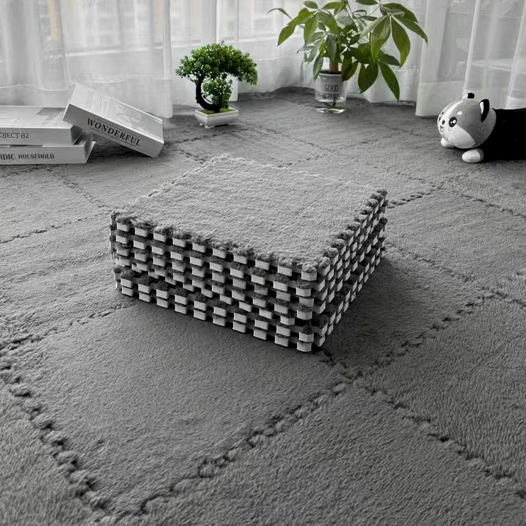 Fluffy Interlocking Floor Mats