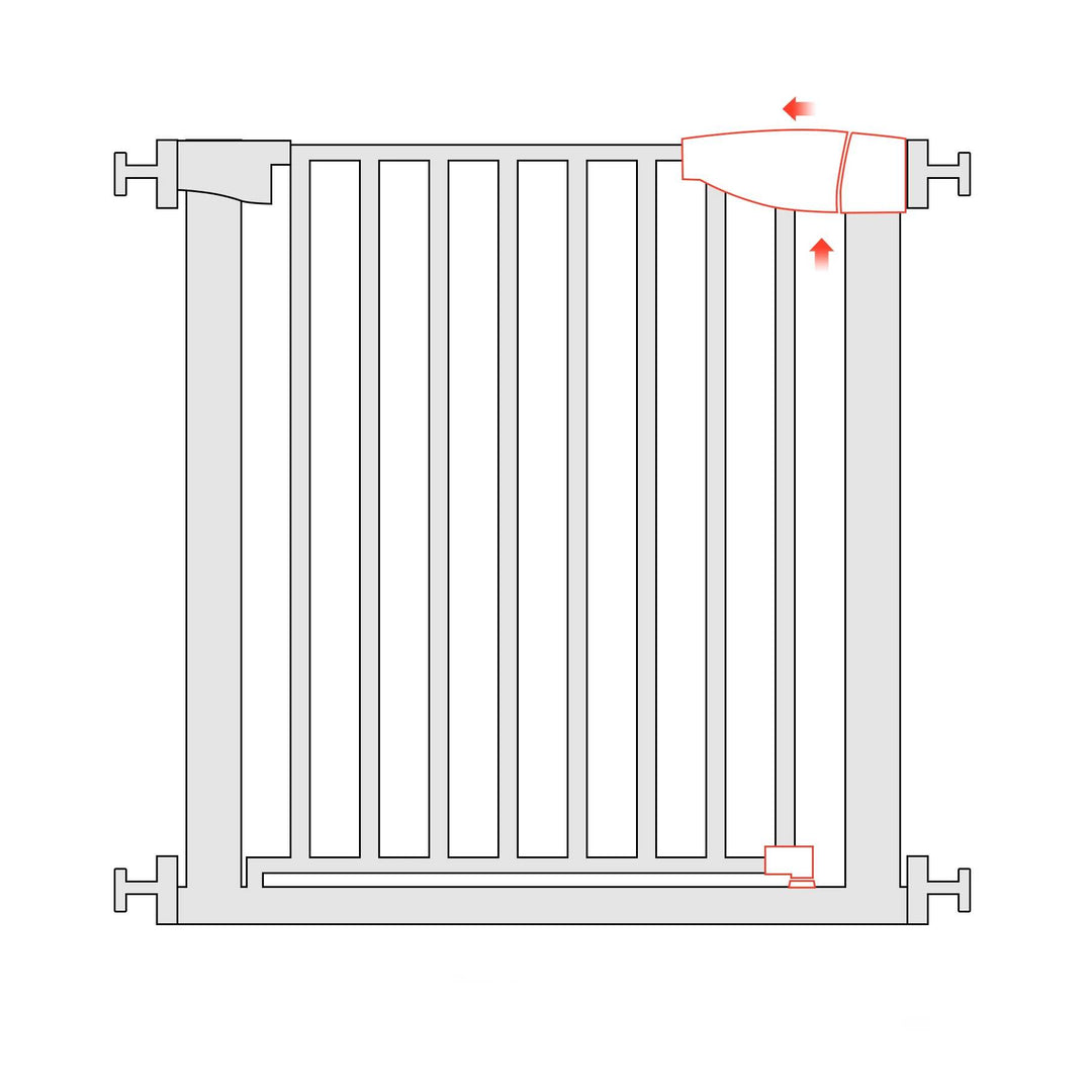 Woodgrain Child Safety Barrier