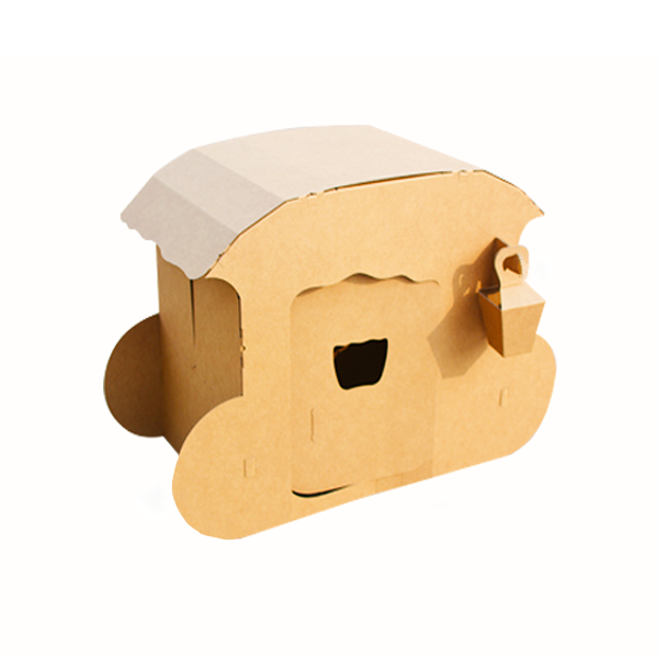 DIY Cardboard Playhouse