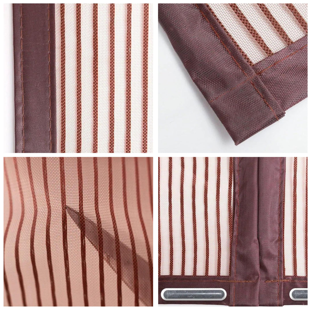 Stay‑Flat Magnetic Mesh Door