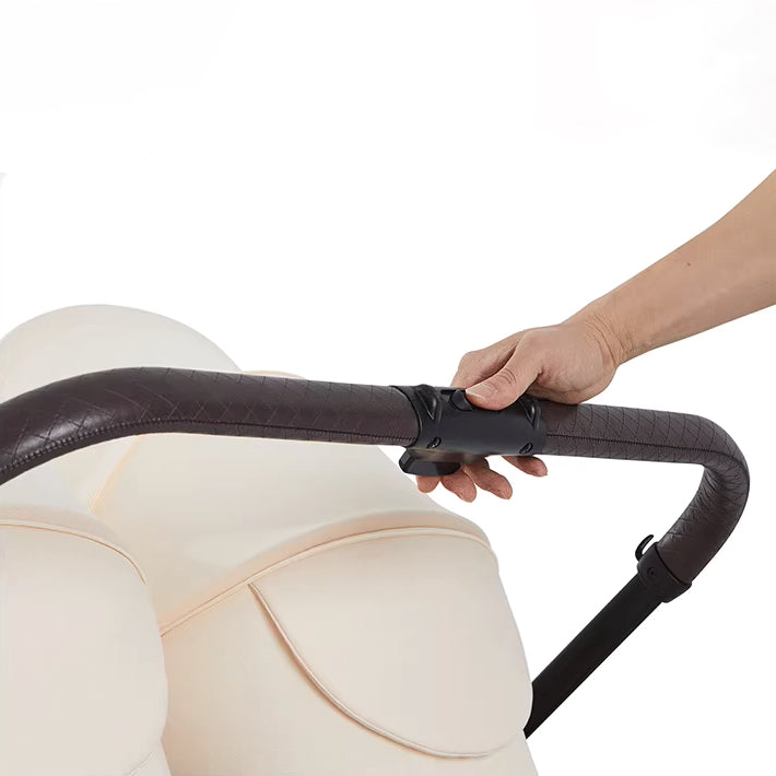 High-View Side-by-Side Stroller for Twins