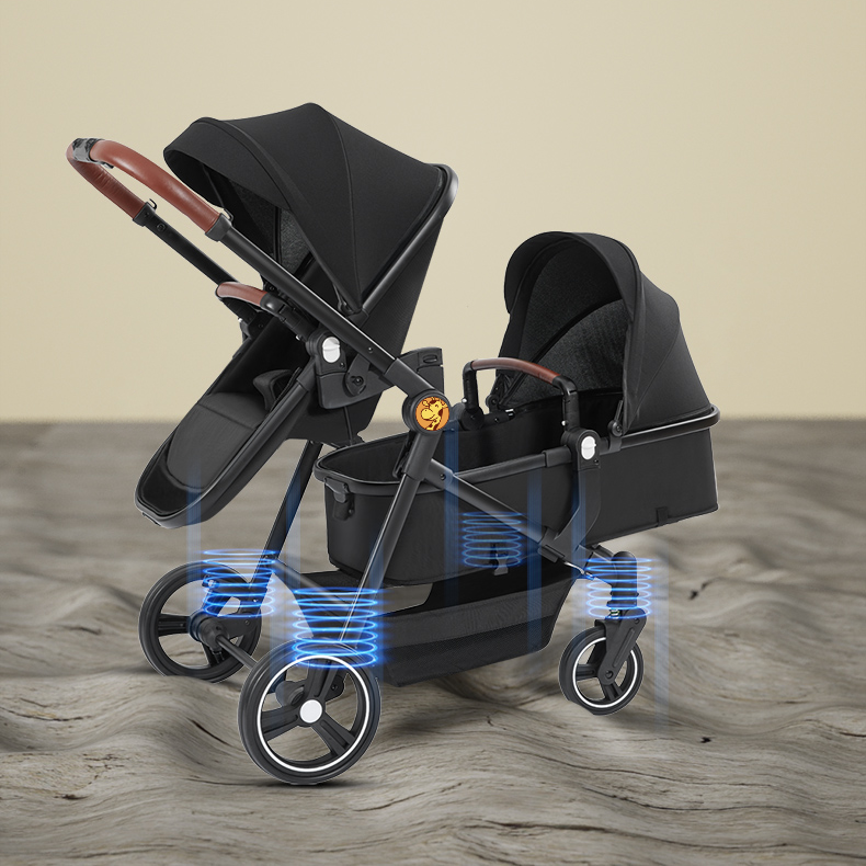 Portable Tandem Baby Stroller