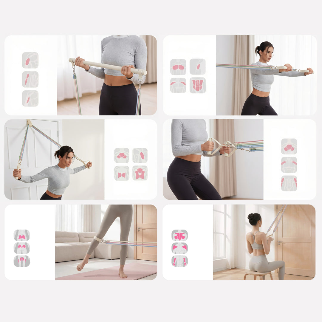 Adjustable 160 lb Home Gym Bands