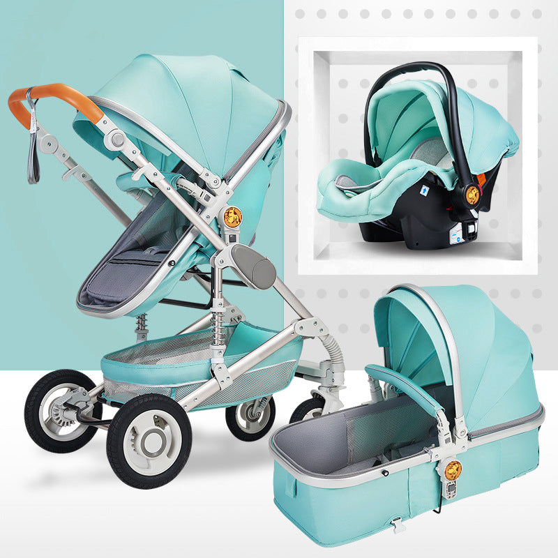 Smooth Ride 3-in-1 Stroller Lunar Frost