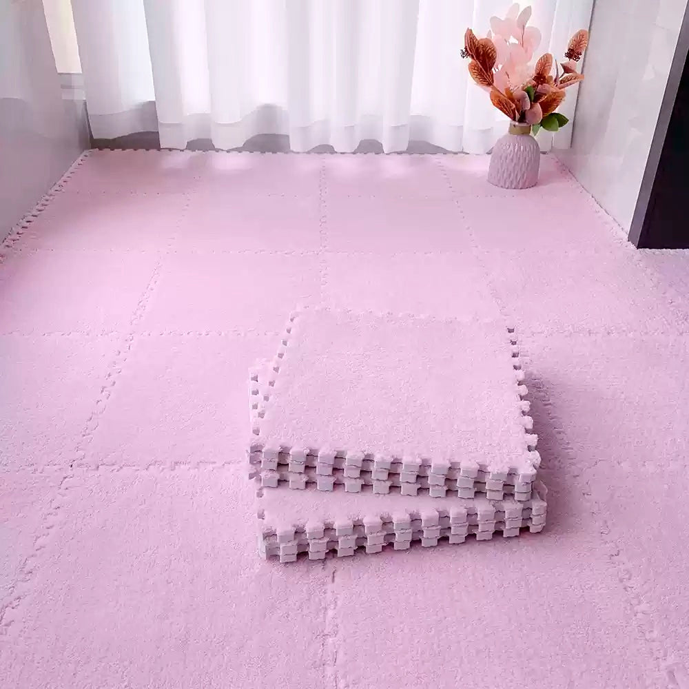 Fluffy Interlocking Floor Mats