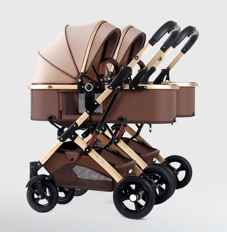 Side by Side Convertible Baby Stroller HappyGira