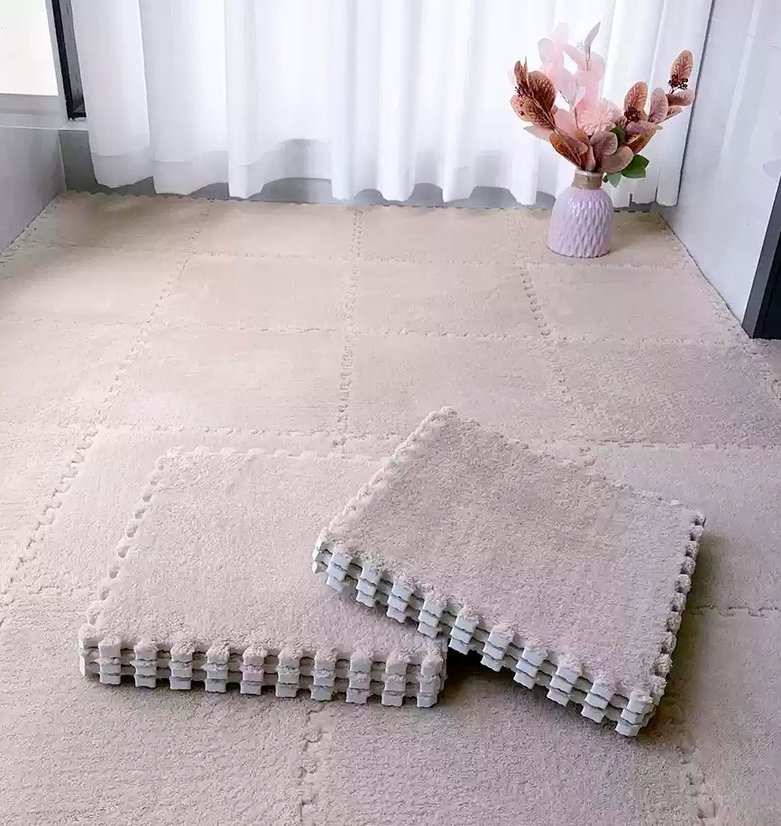 Fluffy Interlocking Floor Mats