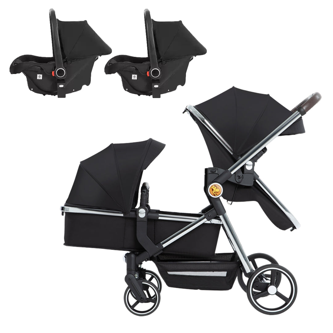 Portable Tandem Stroller & Carrier Seats