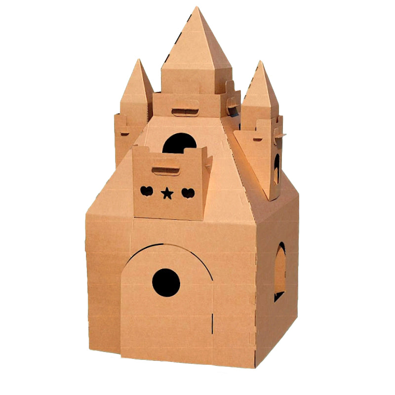 DIY Cardboard Playhouse
