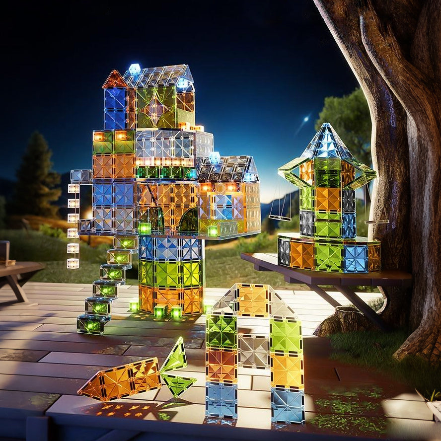 Diamond-Cut Magnetic Tiles