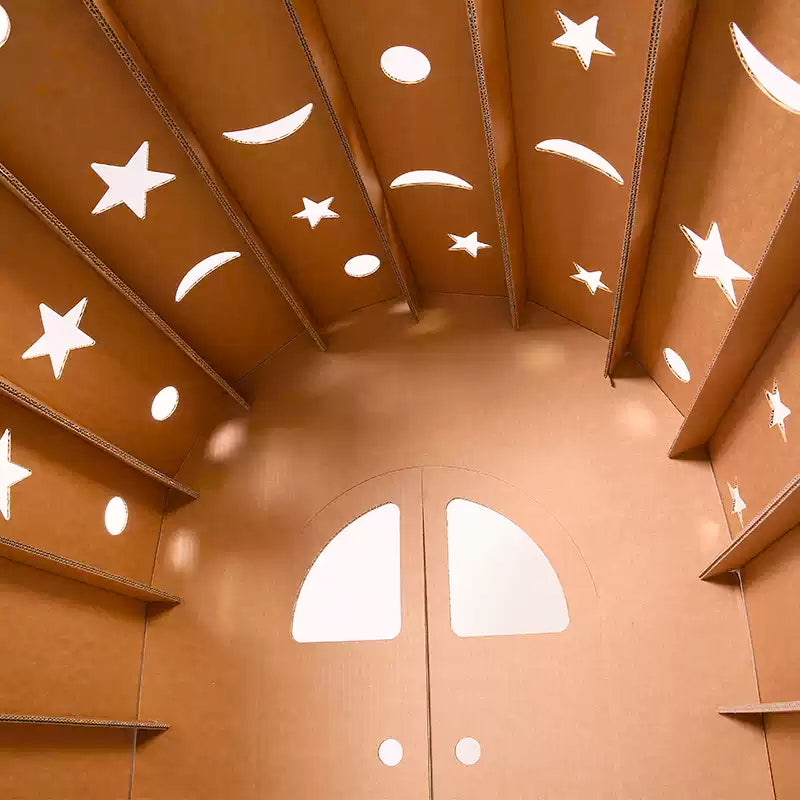 DIY Cardboard Playhouse