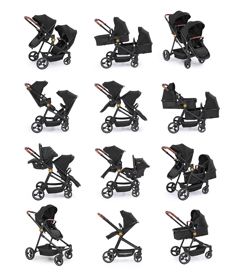 Tandem Convertible Baby Stroller