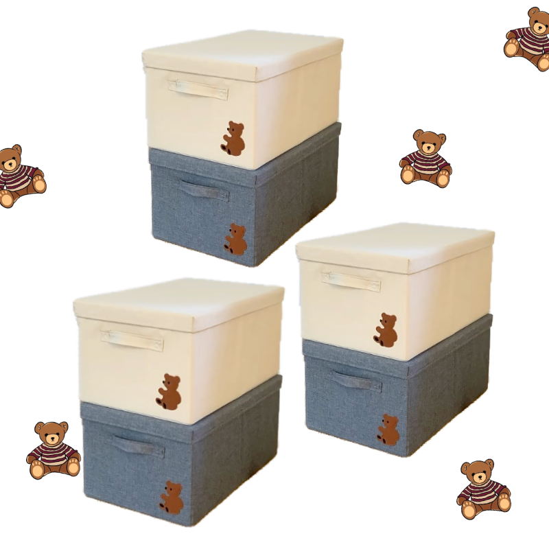 6 Pcs Foldable Storage Box Set