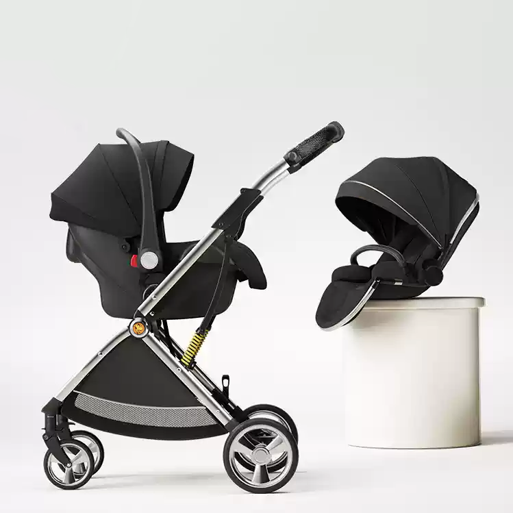baby's stroller AeroNest Baby Stroller Galaxy Noir / Standard Seats & Carrier Seats