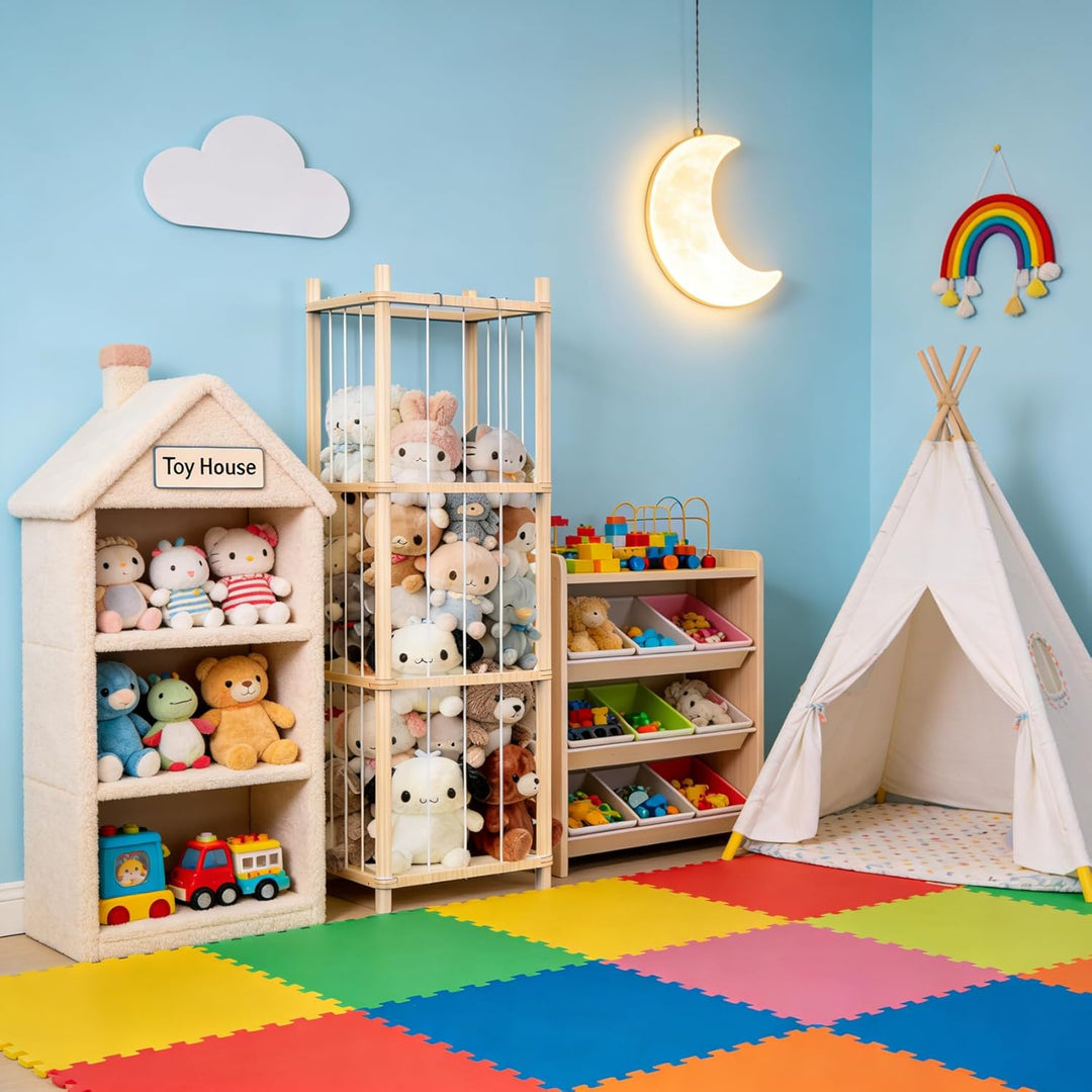 Kids Plush Storage Rack