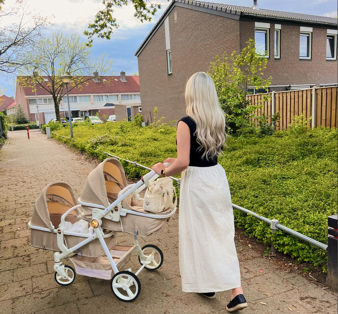 Portable Tandem Stroller & Carrier Seats