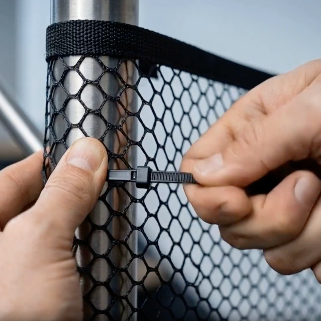 Cut-to-Fit Stair & Balcony Railing Safety Mesh