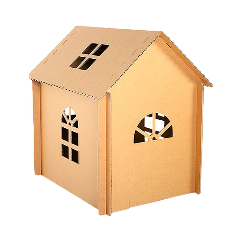 DIY Cardboard Playhouse