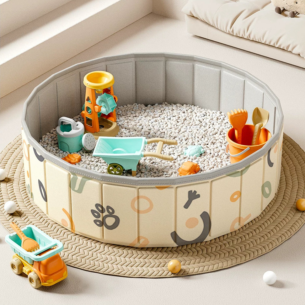 HomeBeach Mess-Contained Ball & Sand Pool