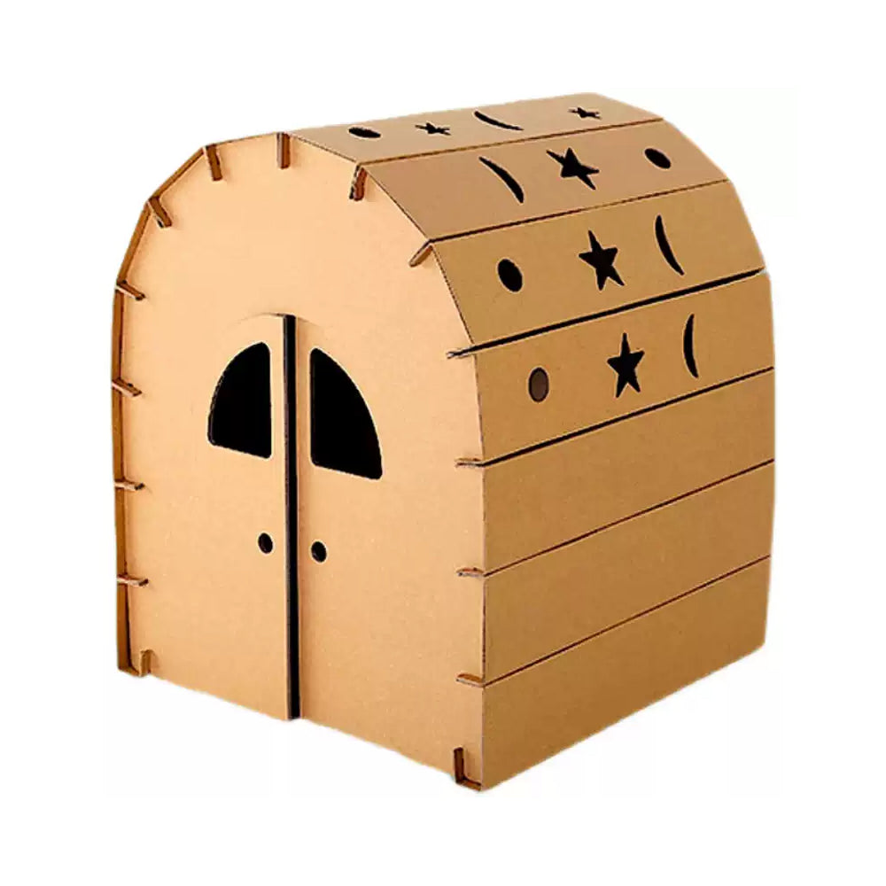 DIY Cardboard Playhouse