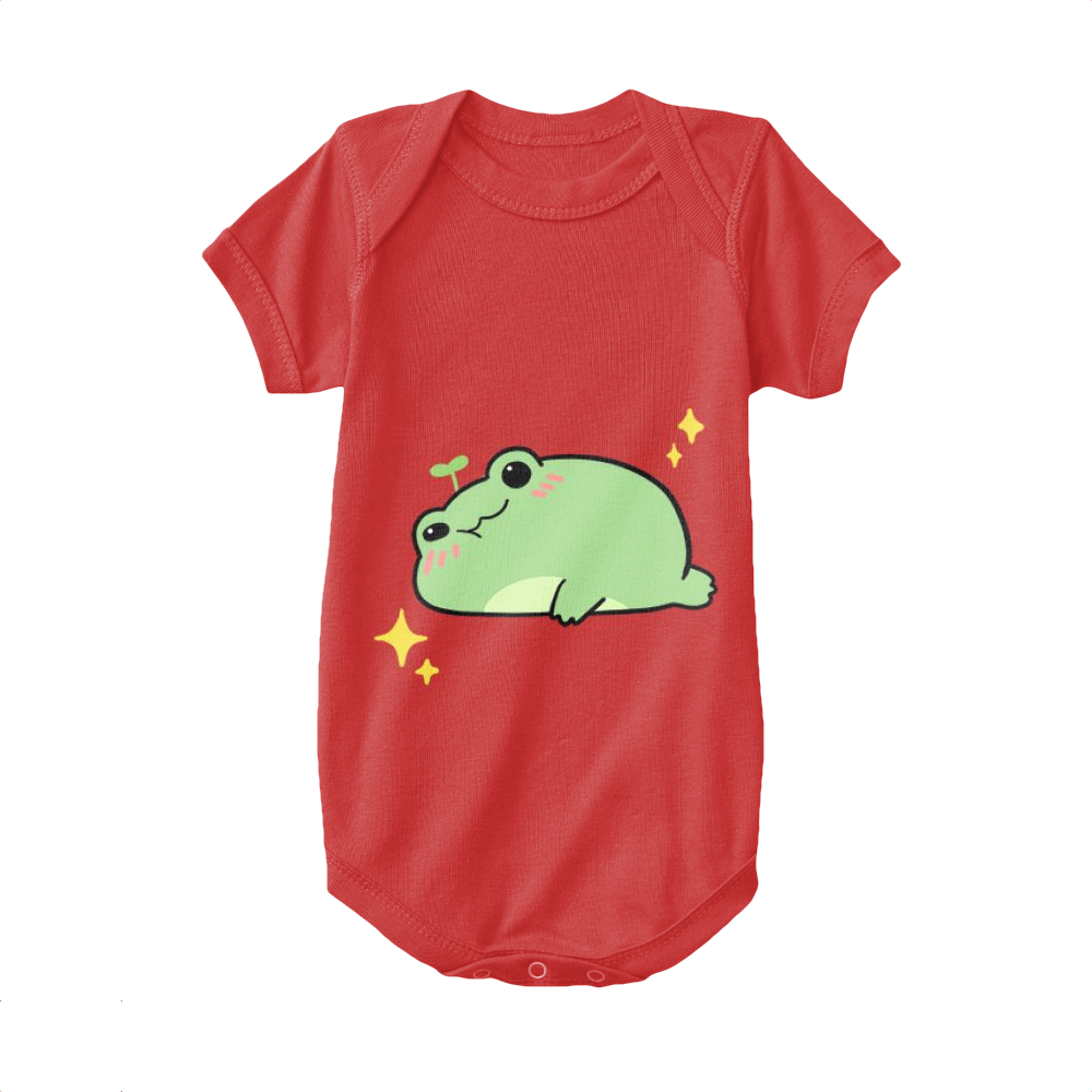 Red,Baby Onesie,Frog,Watch The Stars