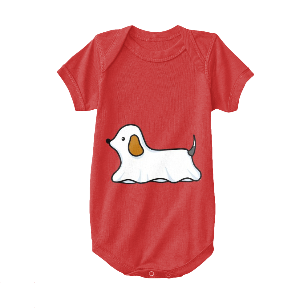 Red,Baby Onesie,Beagle,Dog Dressed As A Ghost