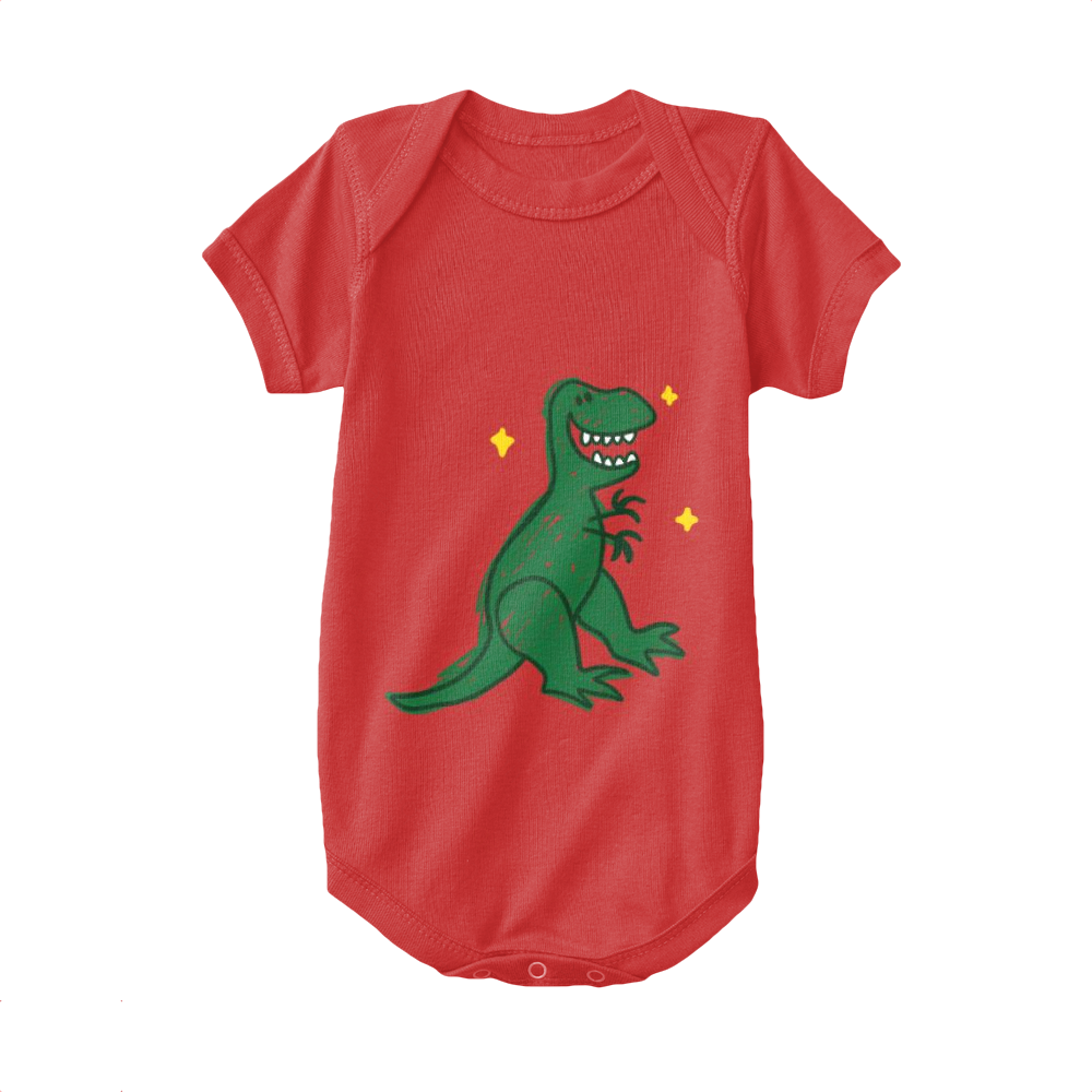 Excited Rex, Dinosaur Baby Onesie