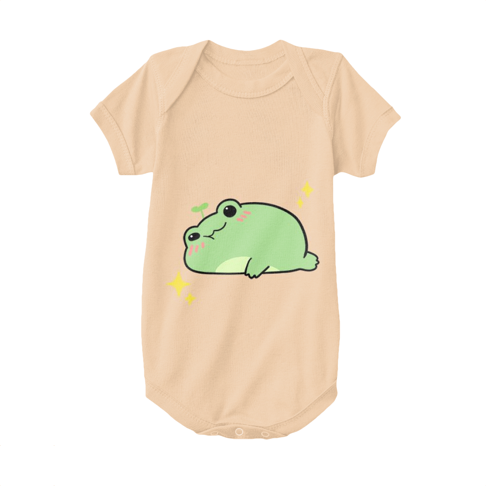 Apricot,Baby Onesie,Frog,Watch The Stars